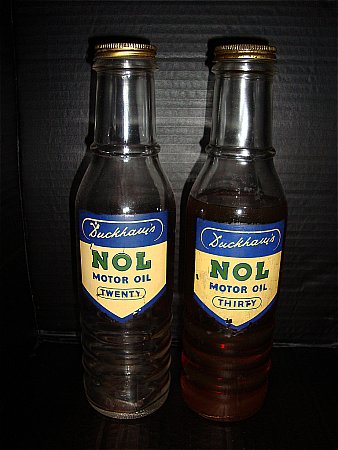 duckhams nol, early bottles with grades on lables - click to enlarge