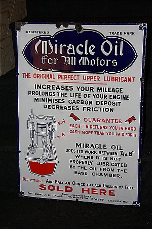 MIRACLE MOTOR OIL - click to enlarge