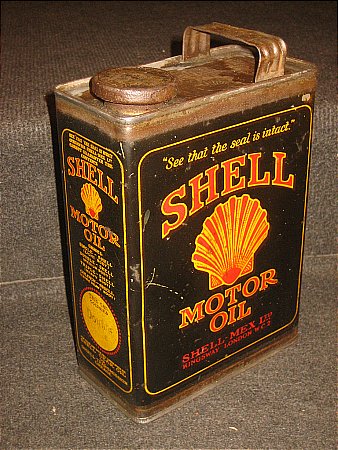 SHELL (Black) HALF GALLON CAN - click to enlarge