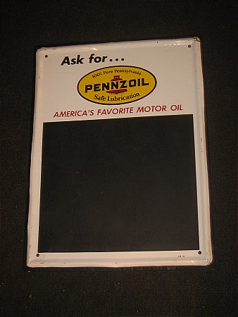 PENNZOIL BLACKBOARD - click to enlarge