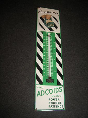 DUCKHAMS ADCOIDS THERMOMETER - click to enlarge