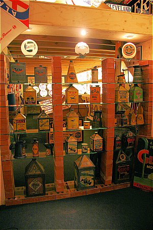 PICTORIAL OIL CANS (From the 20's & 30's) - click to enlarge