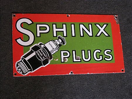 SPHINX PLUGS SIGN - click to enlarge