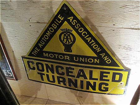 A.A. & MOTOR UNION CONCEALED TURNING - click to enlarge