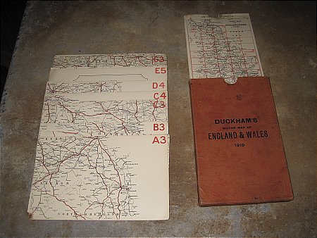 DUCKHAMS 1910 MAP SET - click to enlarge