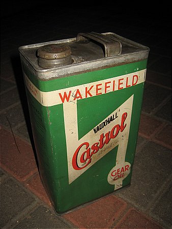 CASTROL "GEAR OIL" GALLON CAN - click to enlarge