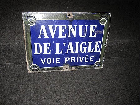 FRENCH STREET SIGN - click to enlarge