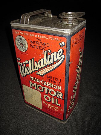 WELLSALINE GALLON CAN - click to enlarge