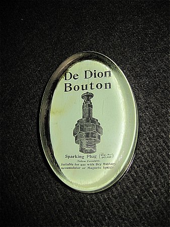 DE DION PLUG PAPERWEIGHT - click to enlarge