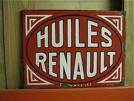 HUILES RENAULT - click to enlarge