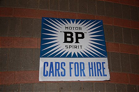 B.P. CARS FOR HIRE - click to enlarge