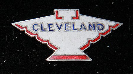 Enamel Badge. CLEVELAND - click to enlarge