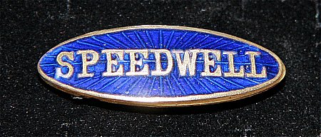 Enamel Badge. SPEEDWELL - click to enlarge