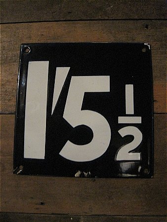 ENAMEL PRICE SIGN - click to enlarge