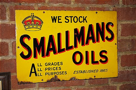 SMALLMANS OILS - click to enlarge