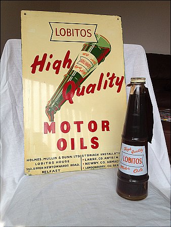 lobitos bottle and sign - click to enlarge