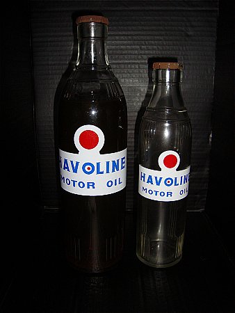 havoline bottles, irish - click to enlarge