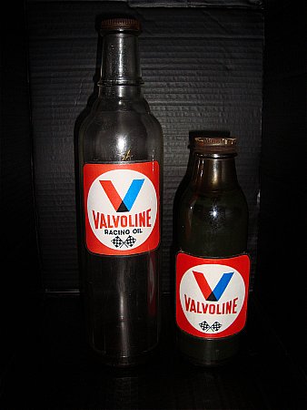 valvoline with stick on lables - click to enlarge