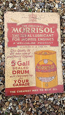 MORRISOL TIN SIGN - click to enlarge