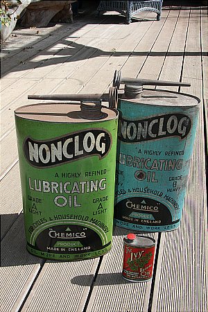 CHEMICO OIL DISPLAY TINS. - click to enlarge