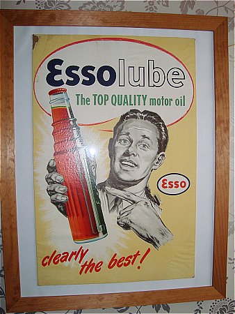 essolube shop display card sign - click to enlarge