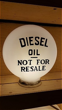 DIESEL OIL. NOT FOR RESALE. - click to enlarge
