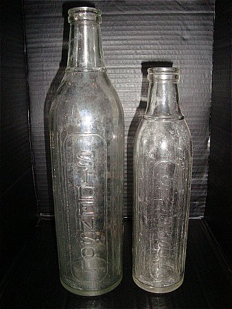 silensol oil bottles, early - click to enlarge