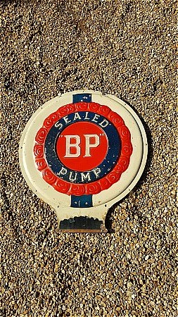 B.P. SEALED PUMP SIGN - click to enlarge