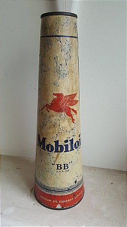 MOBILOIL "BB" OIL CONE - click to enlarge
