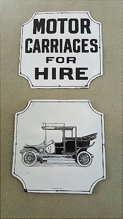 MOTOR CARRIGES FOR HIRE - click to enlarge