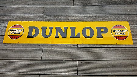 DUNLOP STOCK SIGN - click to enlarge