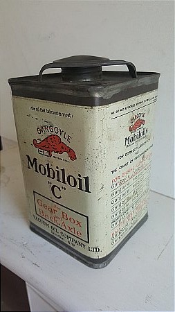 MOBIL OIL "C" CAN - click to enlarge