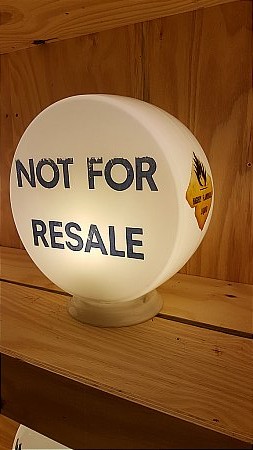 NOT FOR RESALE GLOBE - click to enlarge