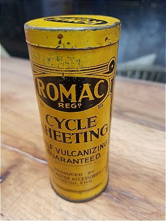 ROMAC SMALL PATCH TIN. - click to enlarge
