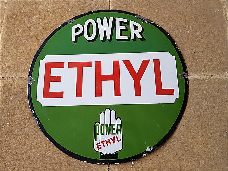 POWER ETHYL SIGN. - click to enlarge