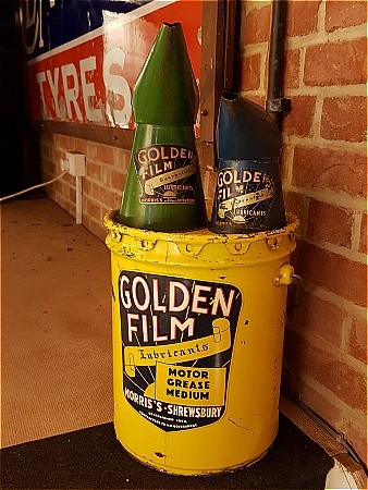 GOLDEN FILM 28LB GREASE DRUM. - click to enlarge