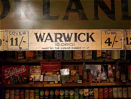 DUNLOP WARWICK SHOWCARD - click to enlarge
