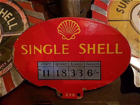 SHELL SINGLE CABINET SIGN - click to enlarge