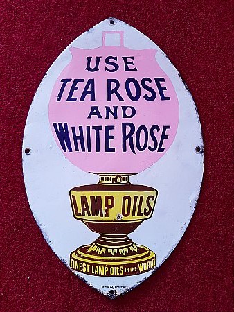 TEA ROSE & WHITE ROSE LAMP OIL - click to enlarge