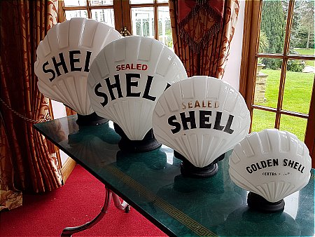 SHELL SERIES OF "FAT" GLOBES - click to enlarge