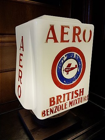 AERO BRITISH BENZOL GLOBE. - click to enlarge