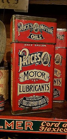 PRICES OIL HALF GALLON CAN  - click to enlarge