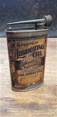 SUPERIOR CYCLE OIL TIN - click to enlarge