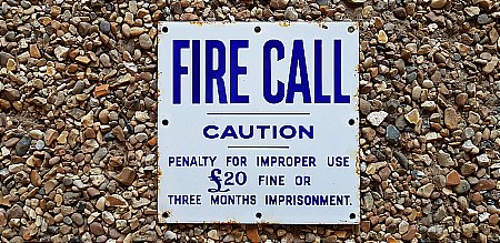 FIRE NOTICE - click to enlarge