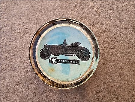 A.C.CARS GLASS PAPERWEIGHT - click to enlarge