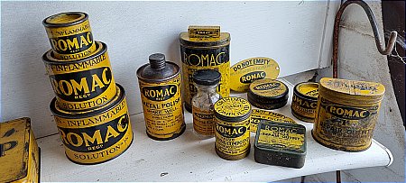 ROMAC TIN SELECTION - click to enlarge