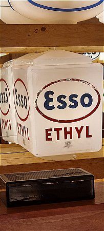 ESSO ETHYL LARGE BOX GLOBE - click to enlarge