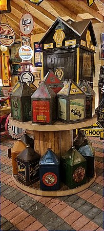 FIVE GALLON CAN DISPLAY - click to enlarge