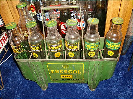 bp energol, price's lubricants ltd oil bottle rack  - click to enlarge