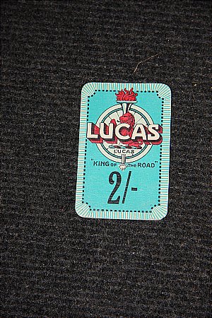 LUCAS PRICE CARD - click to enlarge